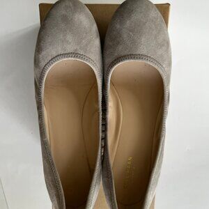 Cole Haan Gray Suede Leather  Classic Wedge Pumps
